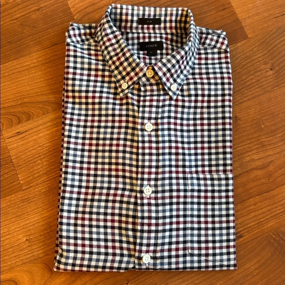 J. CREW Men’s Flannel Slim Shirt